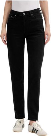 Karl Lagerfeld Jeans > Jeans - Dames - Slim Fit Jeans - Zwart - W27 L30 - Katoen - Jeans