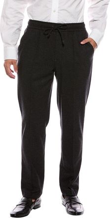 Isaia Drawstring Wool & Cashmere-Blend Trouser