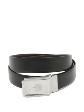 Ferragamo reversible belt - men - Leather - One Size - Black