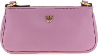 Pinko Purple Half Moon Mini Crossbody Bag