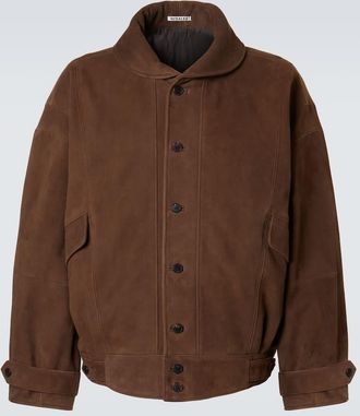 Auralee Suede blouson jacket