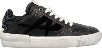 Ash Sneaker profilata - Dames - Sneakers - Zwart - 41 EU - Katoen - Schoenen