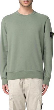 Stone Island Comfortabel Sweatshirt met Lange Mouwen - Heren - Sweatshirts - Groen - XL - Hoodies & sweatvesten