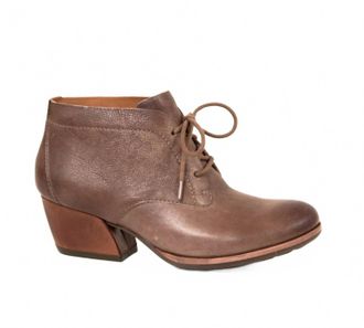 Kork-ease Womens Helene Leather Ankle Boots In Grey