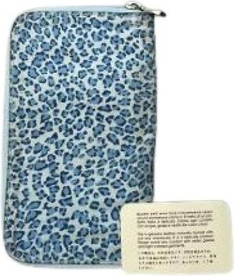 Bottega Veneta Pre-owned Vintage Portemonnee - Dames - Vintage Accessoires - Blauw - ONE Size - Leer - Vintage