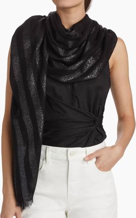 Jane Carr The Skyline Scarf In Bianco