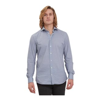 Traiano Heren, Overhemden, Blauw, Maat: 2XL