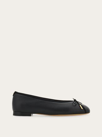 Ferragamo Women Ballet flat with bow detail Black Size 10.5