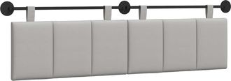 vidaXL Cabecero Colgante Gris Nube Tela Vidaxl