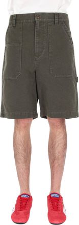 Isabel Marant Akyle Workwear Cotton Canvas Shorts