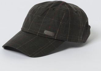 Barbour Cappello Barbour in cotone cerato stampa check