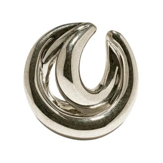 Panconesi Earrings, female, Gray, ONE SIZE, Triptych Ear Cuff