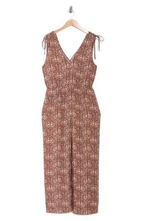 Faherty Jules Shoulder Tie Jumpsuit in Sausalito Sunset at Nordstrom Rack, Size Xx-Small
