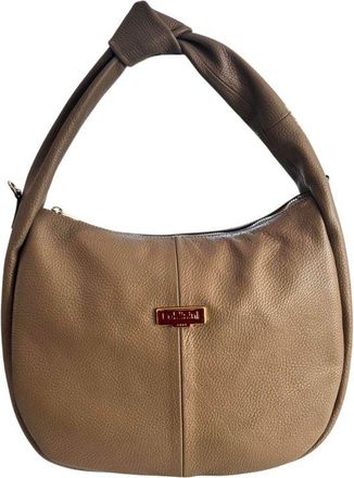 Baldinini Brown Cowhide Clutch Womens Bag