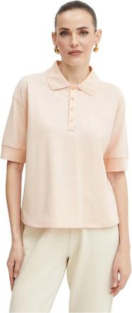 A|X Armani Exchange Short Sleeve Polo - Dames - Polos - Oranje - XS - Katoen - Tops