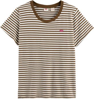 Levi's Plus Gestreepte T-shirt met korte mouwen