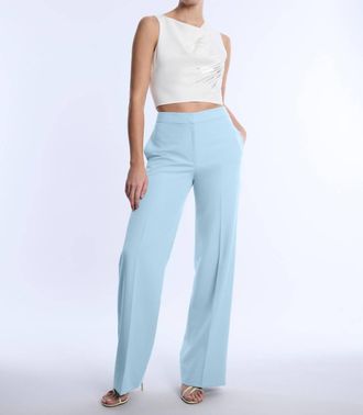 Bcbgmaxazria Womens Tailored Straight Leg Pant In Seafoam