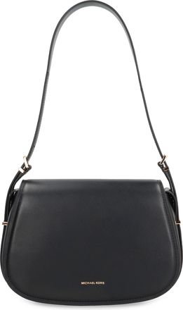 Michael Michael Kors Womens Leather Crossbody Bag Lydia Black Cow Hide Shoulder