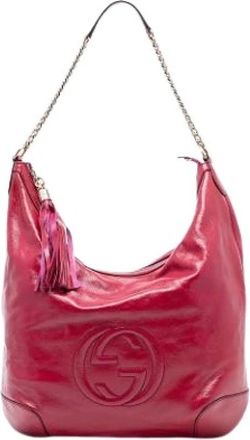 Gucci Pre-owned Soho Schoudertas - Dames - Vintage Schoudertas - Rood - ONE Size - Leer - Vintage