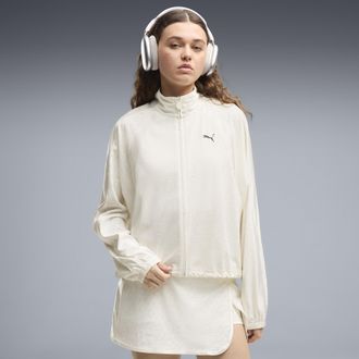 Puma Giacca sportiva Lace Pack T7 dal taglio morbido da donna, Abbigliamento, Bianco, XL
