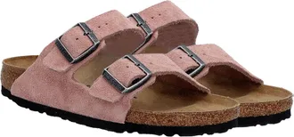 Birkenstock Womens Sandals Arizona Pink Clay Slippers Flat Shoes