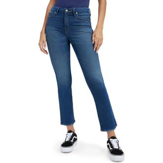 Good American Good Curve Straight Leg Jeans in Indigo336 at Nordstrom Rack, Size 24
