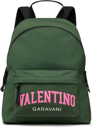 Valentino Garavani logo-print top-handle backpack - men - Polyamide/Plastic/Polyester/Metal/Bovine Split Leather/Bovine Split Leather - One Size