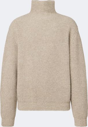 Christophe Lemaire Jersey de cuello alto de alpaca y yak