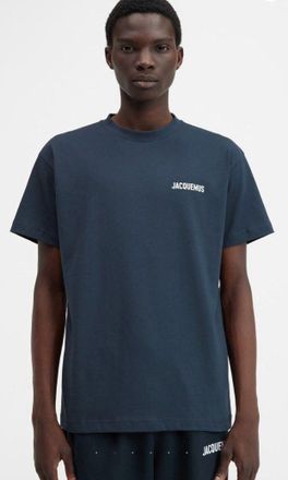Jacquemus Mens Le Logo T-Shirt in Blue