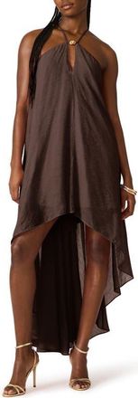 Steve Madden Suzanne High-Low Dress in Walnut at Nordstrom, Size Medium