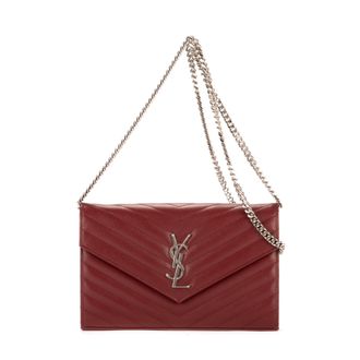 Saint Laurent Enveloppe Chain Wallet Schoudertas