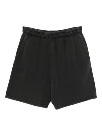 Entire studios Boxing elasticated-waist shorts - unisex - Cotton - L - Black