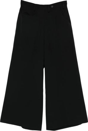 Yohji Yamamoto Pantaloni con zip - Nero
