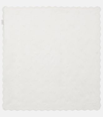 Magda Butrym Embroidered silk, wool and cotton-blend scarf