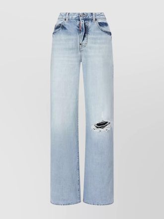 Dsquared2 denim wide-leg trousers