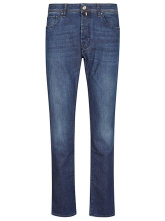 Jacob Cohen Slim Fit Denim Jeans With Classic Five-Pocket Design