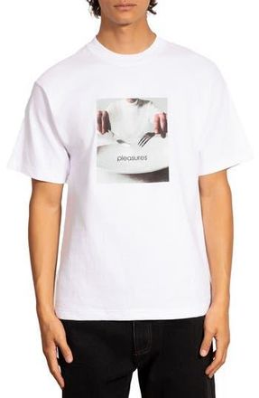 Pleasures Breakfast Graphic T-Shirt in White at Nordstrom Rack, Size X-Large
