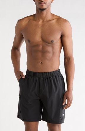 Hurley Outlander Cargo Walk Shorts in Black at Nordstrom Rack, Size X-Large