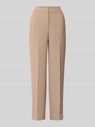 Forever New Straight Fit Hose mit B&uuml;gelfalten Modell Dani in Taupe, Gr&ouml;&szlig;e 32
