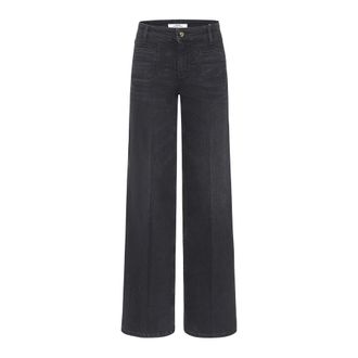 Cambio Wide Jeans, female, Gray, XL, Wide Jeans