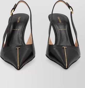 Tom Ford leather slingback pumps