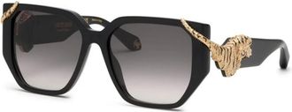 Roberto Cavalli Authentieke brillen met eersteklas service - Dames - Zonnebrillen - Zwart - 56 MM - Accessoires