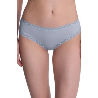 Natori Bliss Cotton Girl Brief in Blue Mist at Nordstrom, Size Xx-Large