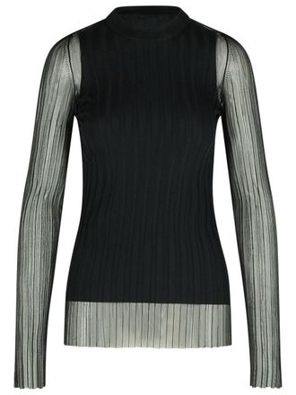 Sportmax Acino Black Polyamide Blend Sweater