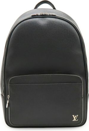 Louis Vuitton Black Noir Taiga Leather Backpack (Pre-Owned)