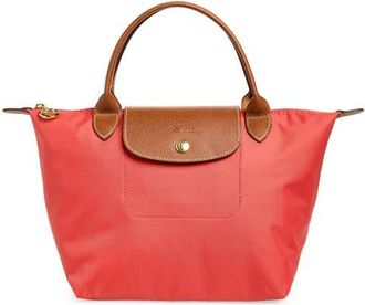 Longchamp Small Le Pliage Original Top Handle Bag in Strawberry at Nordstrom