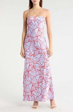 Sugarlips Cerys Floral Tirza Maxi Dress in Lavender-Multi at Nordstrom, Size X-Small