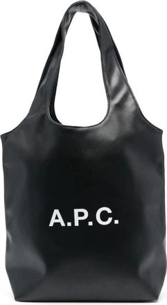 A.P.C. Tote Ninon Small - Dames - Shoppers - Zwart - ONE Size - Polyester - Tassen