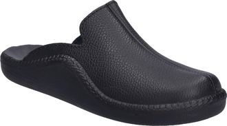 Josef Seibel Clog JOSEF SEIBEL Monaco, Herren, Gr. 46, schwarz, Leder, Schuhe Clog, Hausschuh, Sabot in Weite H (sehr weit)