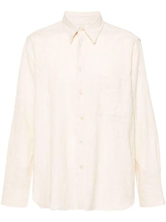 Sunflower Ace textured shirt - Neutrals